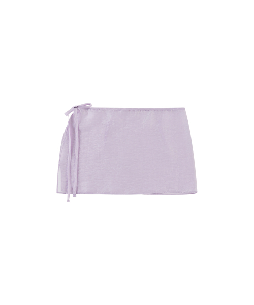 VANONE ATELIER（バノンアトリエ）の「P3324 シフォンラップスカート_Purple（スカート・レディース・パープル・FREE）」の2枚目の写真