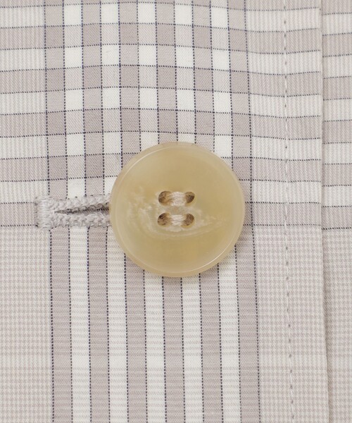 MACKINTOSH LONDON(マッキントッシュ ロンドン)の「ハイカウントエンザイムジャケット(テーラードジャケット・レディース・ベージュ/チャコールグレー・38/40)」の9枚目の写真