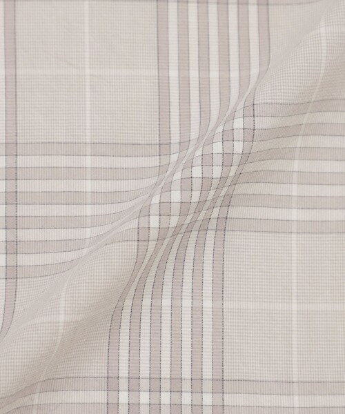MACKINTOSH LONDON(マッキントッシュ ロンドン)の「ハイカウントエンザイムジャケット(テーラードジャケット・レディース・ベージュ/チャコールグレー・38/40)」の4枚目の写真