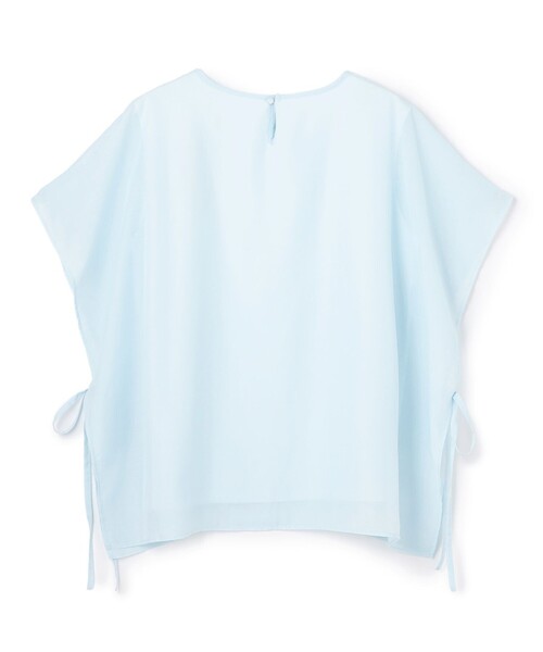 UNFILO(アンフィーロ)の「シアー レイヤード Tシャツ(Tシャツ/カットソー・レディース・スカイブルー系/ホワイト系/ダークブラウン系/ブラック系1・SMALL/MEDIUM)」の12枚目の写真