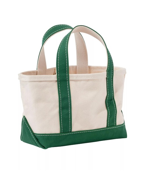 L.L.Bean(エルエルビーン)の「ボート・アンド・トート、ミニ(トートバッグ・レディース・ネイビー/アイボリー/グリーン・REGULAR)」の17枚目の写真