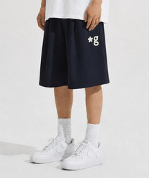 GRUNDEN（グルンデン）の「HAND WORK SWEATSHORTS (INK NAVY)（その他パンツ）」