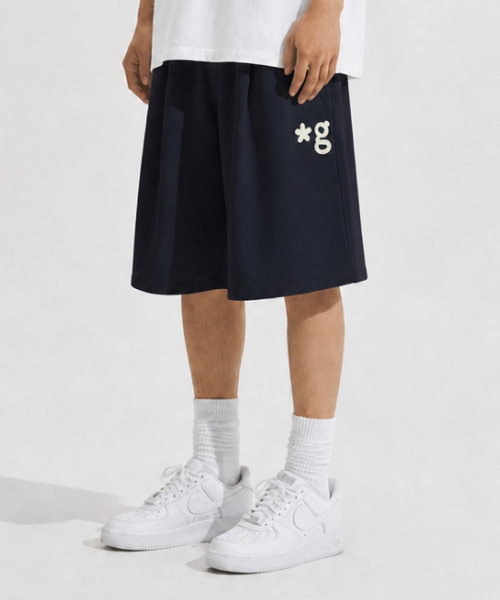 GRUNDEN(グルンデン)の「HAND WORK SWEATSHORTS (INK NAVY)(その他パンツ・レディース・その他・1/2)」の1枚目の写真