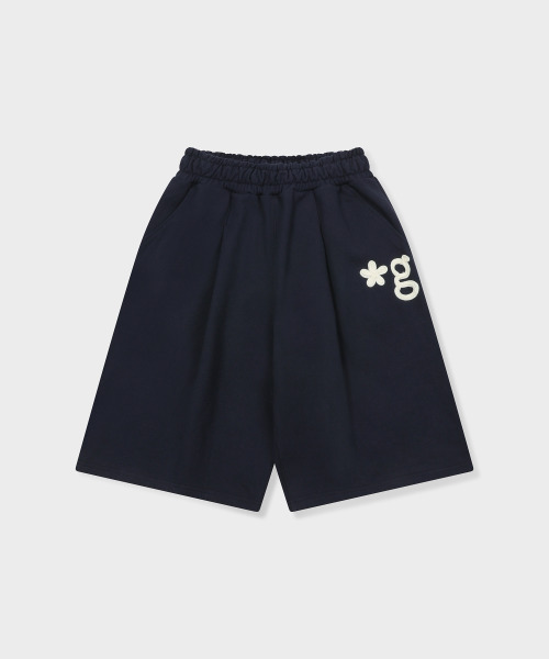 GRUNDEN(グルンデン)の「HAND WORK SWEATSHORTS (INK NAVY)(その他パンツ・レディース・その他・1/2)」の3枚目の写真