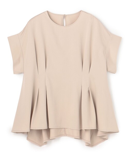 UNFILO(アンフィーロ)の「ヒートシールドジャージー タックデザイン Tシャツ(Tシャツ/カットソー・レディース・ベージュ系/ホワイト系/スカイブルー系/ブラック系・X-LARGE)」の12枚目の写真