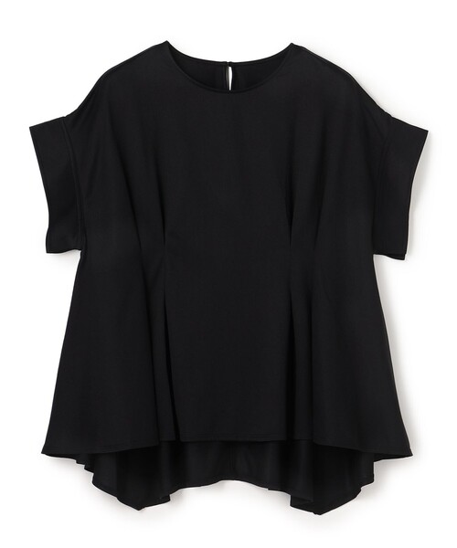 UNFILO(アンフィーロ)の「ヒートシールドジャージー タックデザイン Tシャツ(Tシャツ/カットソー・レディース・ベージュ系/ホワイト系/スカイブルー系/ブラック系・X-LARGE)」の13枚目の写真