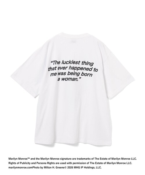 SCREEN STARS(スクリーンスターズ)の「SCREEN STARS / Marilyn Monroe T-shirt①(Tシャツ/カットソー・メンズ・ホワイト・X-LARGE/LARGE/MEDIUM/SMALL)」の5枚目の写真