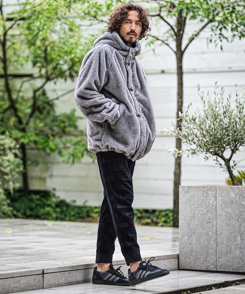 CAMBIO(カンビオ)の「mp15172- 起毛ジャガードリブパンツ(CMB-R0226)(その他パンツ・メンズ・ネイビー・L/M/S)」の4枚目の写真