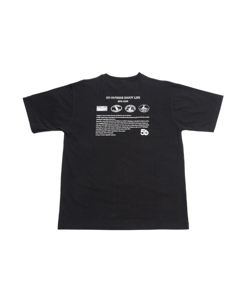 CAPTAIN STAG(キャプテンスタッグ)の「50th CAPTAIN STAG T-Shirt(歴代ロゴ)(Tシャツ/カットソー・メンズ・ブラック/ホワイト・X-LARGE/LARGE/MEDIUM/SMALL)」の2枚目の写真