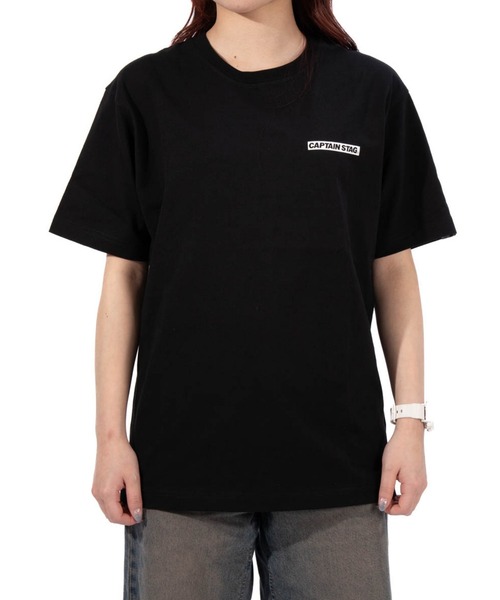 CAPTAIN STAG(キャプテンスタッグ)の「50th CAPTAIN STAG T-Shirt(歴代ロゴ)(Tシャツ/カットソー・メンズ・ブラック/ホワイト・X-LARGE/LARGE/MEDIUM/SMALL)」の11枚目の写真