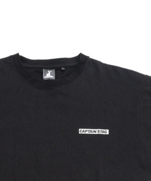 CAPTAIN STAG(キャプテンスタッグ)の「50th CAPTAIN STAG T-Shirt(歴代ロゴ)(Tシャツ/カットソー・メンズ・ブラック/ホワイト・X-LARGE/LARGE/MEDIUM/SMALL)」の4枚目の写真