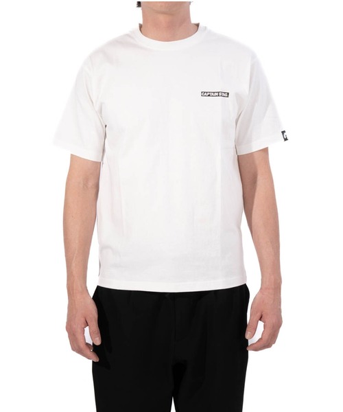 CAPTAIN STAG(キャプテンスタッグ)の「50th CAPTAIN STAG T-Shirt(歴代ロゴ)(Tシャツ/カットソー・メンズ・ブラック/ホワイト・X-LARGE/LARGE/MEDIUM/SMALL)」の9枚目の写真