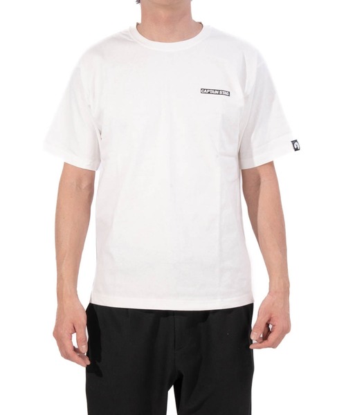 CAPTAIN STAG(キャプテンスタッグ)の「50th CAPTAIN STAG T-Shirt(歴代ロゴ)(Tシャツ/カットソー・メンズ・ブラック/ホワイト・X-LARGE/LARGE/MEDIUM/SMALL)」の10枚目の写真