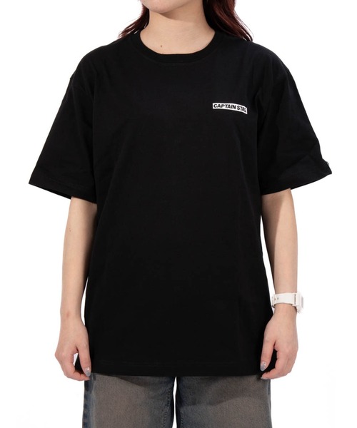 CAPTAIN STAG(キャプテンスタッグ)の「50th CAPTAIN STAG T-Shirt(歴代ロゴ)(Tシャツ/カットソー・メンズ・ブラック/ホワイト・X-LARGE/LARGE/MEDIUM/SMALL)」の12枚目の写真