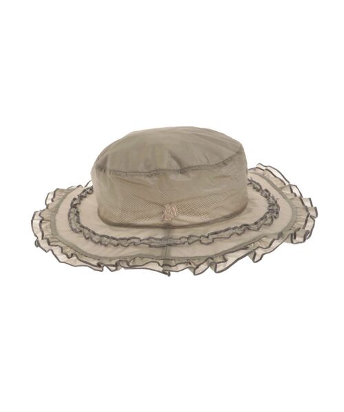 merry jenny(メリージェニー)の「frill nylon hat(ハット・レディース・オフホワイト/カーキ/ブラック・FREE)」の13枚目の写真