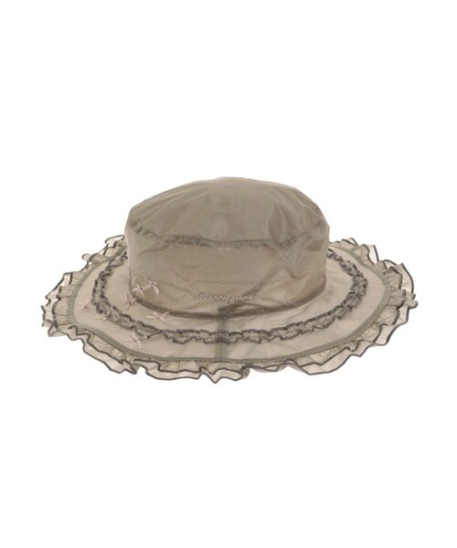 merry jenny(メリージェニー)の「frill nylon hat(ハット・レディース・オフホワイト/カーキ/ブラック・FREE)」の14枚目の写真