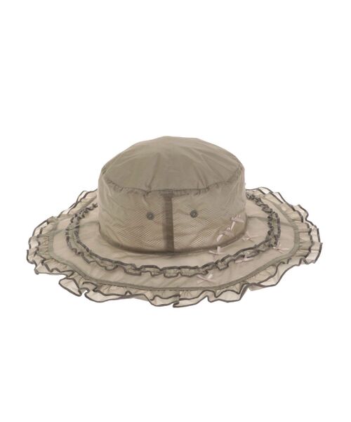 merry jenny(メリージェニー)の「frill nylon hat(ハット・レディース・オフホワイト/カーキ/ブラック・FREE)」の15枚目の写真