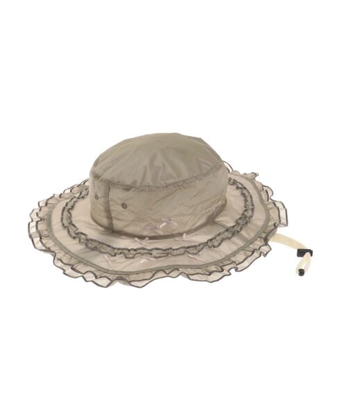 merry jenny(メリージェニー)の「frill nylon hat(ハット・レディース・オフホワイト/カーキ/ブラック・FREE)」の19枚目の写真