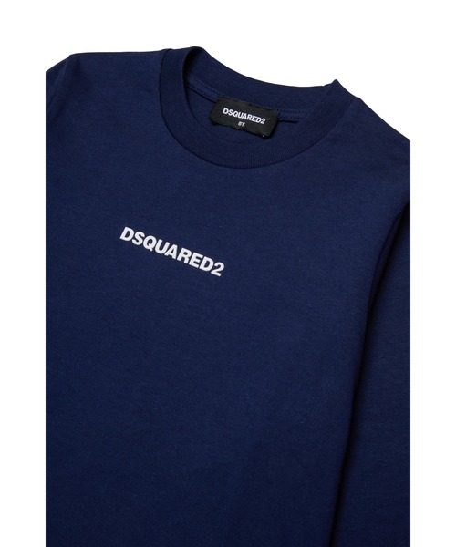 DSQUARED2(ディースクエアード)の「キッズ 長袖Tシャツ DSQUARED KID(Tシャツ/カットソー・キッズ・ホワイト/ネイビー・14Y/12Y/10Y/8Y)」の4枚目の写真