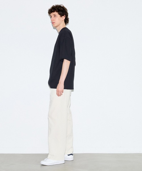 coca（coca）（コカ）の「リネンライクTシャツ（Tシャツ/カットソー・メンズ・ネイビー/チャコール・L/M/XL）」の7枚目の写真