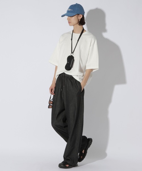 LAKOLE(ラコレ)の「ケーブルジャガードカットソー / 869676(Tシャツ/カットソー・メンズ・ブラック/ホワイト/イエロー・MEDIUM/LARGE)」の4枚目の写真