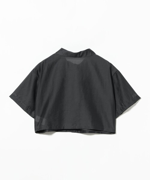 Ray BEAMS(レイビームス)の「ビーズ 刺繍 クロップド シャツ(シャツ/ブラウス・レディース・ホワイト系その他6/チャコールグレー・ONE SIZE)」の20枚目の写真
