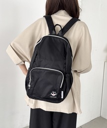EMMA顔刺繍リュック BK