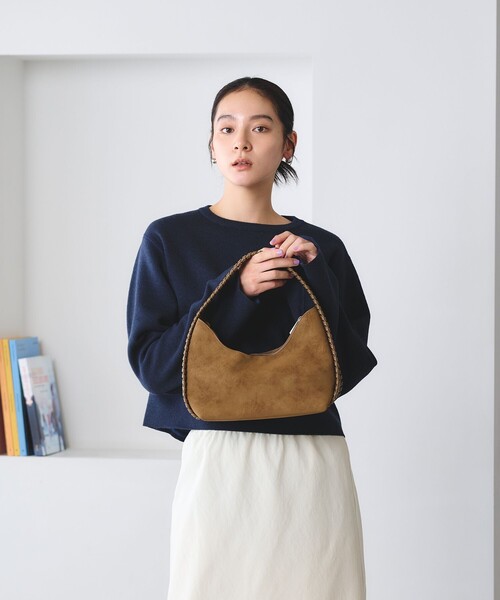 BEAUTY&YOUTH UNITED ARROWS(ビューティーアンドユースユナイテッドアローズ)の「レザーライク カガリ ワンショルダーバッグ(ショルダーバッグ・レディース・ブラック/モカ・FREE)」の8枚目の写真