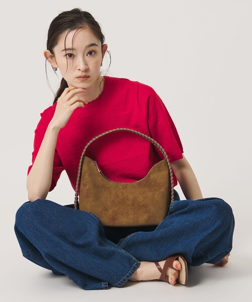 BEAUTY&YOUTH UNITED ARROWS(ビューティーアンドユースユナイテッドアローズ)の「レザーライク カガリ ワンショルダーバッグ(ショルダーバッグ・レディース・ブラック/モカ・FREE)」の13枚目の写真
