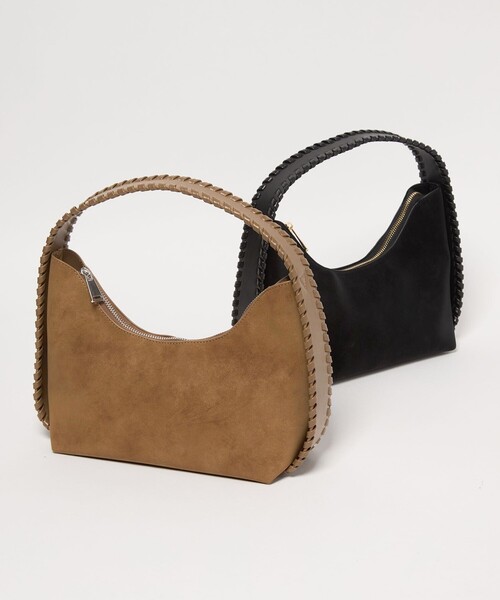 BEAUTY&YOUTH UNITED ARROWS(ビューティーアンドユースユナイテッドアローズ)の「レザーライク カガリ ワンショルダーバッグ(ショルダーバッグ・レディース・ブラック/モカ・FREE)」の14枚目の写真