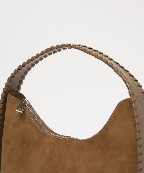 BEAUTY&YOUTH UNITED ARROWS(ビューティーアンドユースユナイテッドアローズ)の「レザーライク カガリ ワンショルダーバッグ(ショルダーバッグ・レディース・ブラック/モカ・FREE)」の19枚目の写真