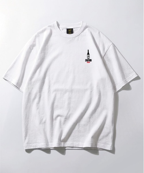 Leyline(レイライン)の「【Leyline】YOPPARAI CHEETAH FULL BODY tee / バックプリント ビッグシルエットTシャツ(Tシャツ/カットソー・メンズ・ブラック×イエロー/ホワイト×レッド・L/XL/M)」の12枚目の写真