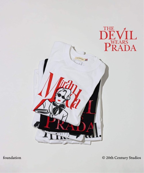 Spick & Span(スピックアンドスパン)の「《WEB限定 / 追加4》GOOD ROCK SPEED 別注The DEVIL WEARS PRADA(Tシャツ/カットソー・レディース・ブラック/ライトホワイト/ホワイト/ホワイト系その他/ホワイト×ホワイト・FREE)」の6枚目の写真