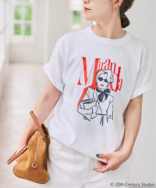 Spick & Span(スピックアンドスパン)の「《WEB限定 / 追加4》GOOD ROCK SPEED 別注The DEVIL WEARS PRADA(Tシャツ/カットソー・レディース・ブラック/ライトホワイト/ホワイト/ホワイト系その他/ホワイト×ホワイト・FREE)」の14枚目の写真