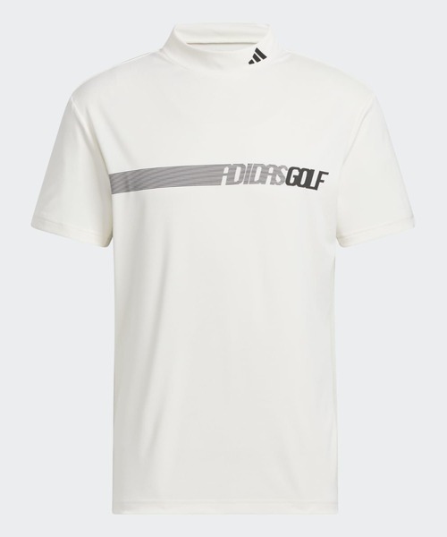 adidas（アディダス）の「モックネック 半袖ポロシャツ【adidas Golf/アディダスゴルフ】（ポロシャツ・メンズ・ホワイト・XX-LARGE/3XL/LARGE/MEDIUM/SMALL/X-LARGE）」の4枚目の写真