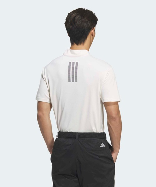 adidas（アディダス）の「モックネック 半袖ポロシャツ【adidas Golf/アディダスゴルフ】（ポロシャツ・メンズ・ホワイト・XX-LARGE/3XL/LARGE/MEDIUM/SMALL/X-LARGE）」の3枚目の写真