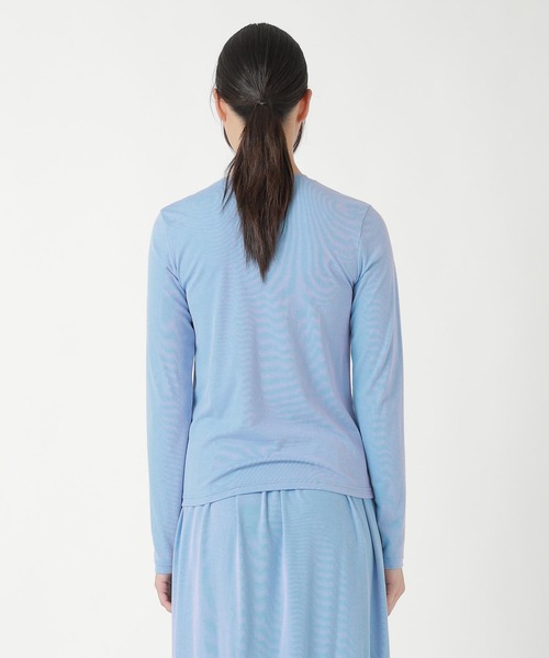 ZUCCa(ズッカ)の「BRIGHT JERSEY / カットソー(スウェット・レディース・ダークパープル/イエロー/ライトブルー・M size)」の4枚目の写真