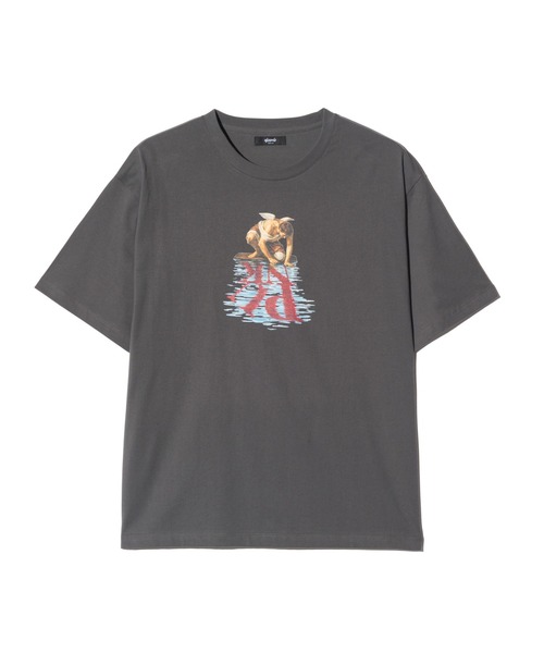 glamb（グラム）の「Angel PUNK T-Shirt / エンジェルパンクTシャツ（Tシャツ/カットソー・メンズ・ホワイト/チャコール・S/M/L）」の4枚目の写真