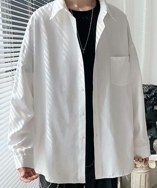 KELVIN（ケルヴァン）の「Urban Loose Shirt アーバンルーズシャツ（シャツ/ブラウス・メンズ・ホワイト・MEDIUM/LARGE）」の3枚目の写真
