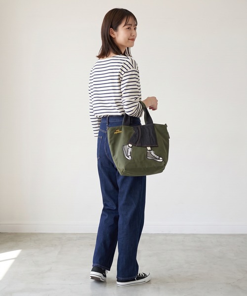 mis zapatos(ミス サパト)の「mis zapatos ロングスカート2WAYミニショルダー(ショルダーバッグ・レディース・ブラック/ナチュラル/ネイビー/ピンク/カーキ・FREE)」の7枚目の写真