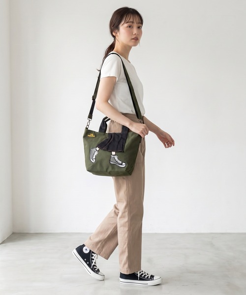 mis zapatos(ミス サパト)の「mis zapatos ロングスカート2WAYミニショルダー(ショルダーバッグ・レディース・ブラック/ナチュラル/ネイビー/ピンク/カーキ・FREE)」の8枚目の写真