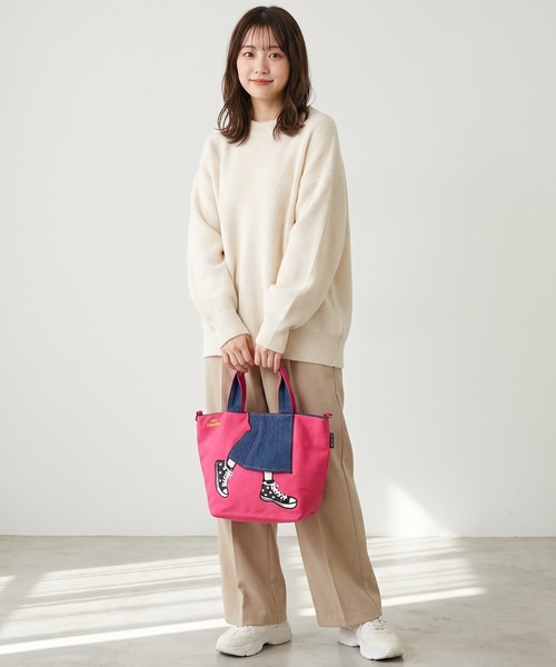 mis zapatos(ミス サパト)の「mis zapatos ロングスカート2WAYミニショルダー(ショルダーバッグ・レディース・ブラック/ナチュラル/ネイビー/ピンク/カーキ・FREE)」の18枚目の写真