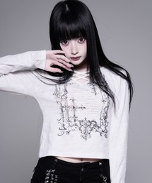 『REFLEM/レフレム』クロスストラップVネックL/S Tee/ロングスリーブカットソー