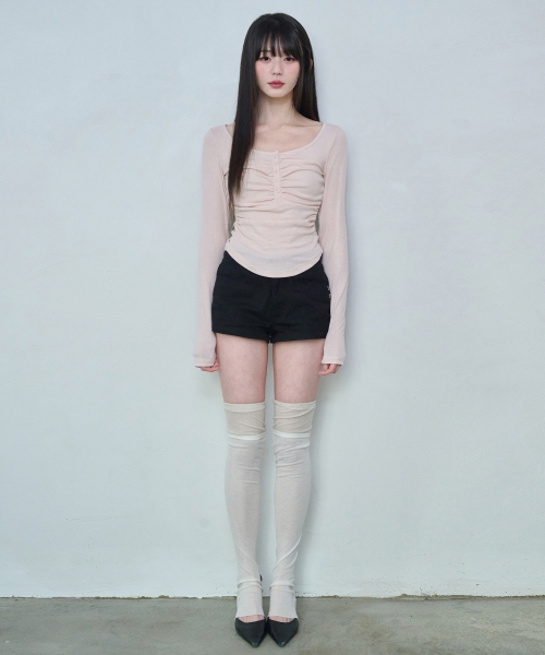 REISE MIYA（レイズミヤ）の「ペイソフトシャーリングトップ [ベイビーピンク]（Tシャツ/カットソー・レディース・その他・SMALL/MEDIUM）」の2枚目の写真