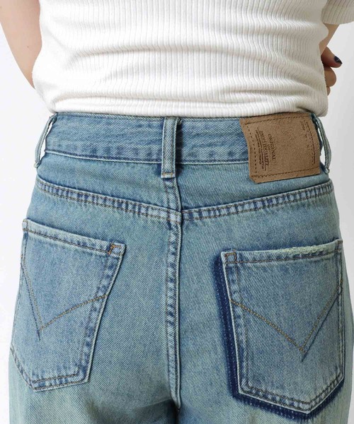 Three Four Time（ｽﾘｰﾌｫｰﾀｲﾑ）の「パール付きデニムパンツ（デニムパンツ・レディース・ブルー・ONE SIZE）」の15枚目の写真