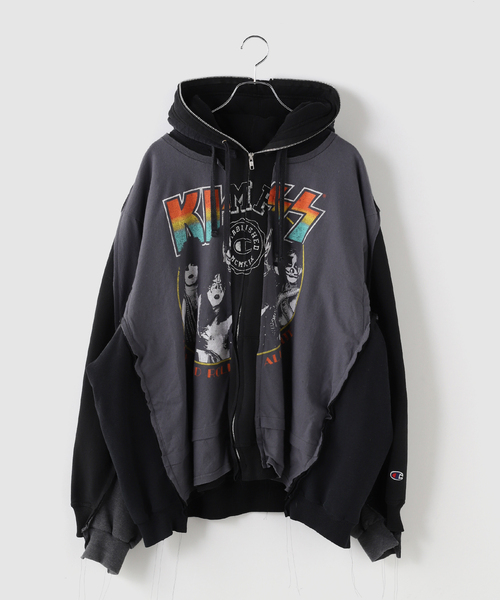 DISCOVERED — Band Tee Sweat Hoodie — толстовка‑худи с принтом