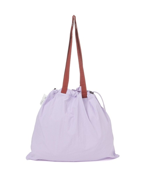 Fishs Eddy(フィッシュエディ)の「【FISHS EDDY(フィッシュエディ)】ポケッタブルエコバック(トートバッグ・レディース・グリーン/パープル・FREE)」の4枚目の写真
