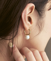 Noble | MIHOKO SAKAI/ミホコサカイ パールフープピアス(ピアス(両耳用))