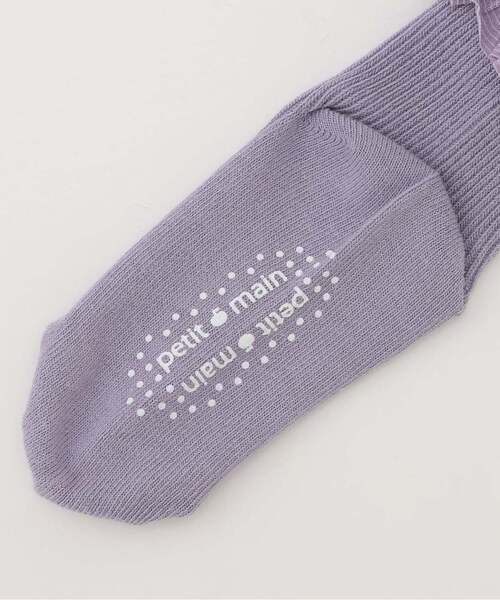 petit main(プティマイン)の「フリルソックス(ソックス/靴下・キッズ・ピンク/アイボリー/ブルーグレー・L/M/S/SS)」の6枚目の写真