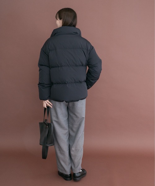 ITEMS URBANRESEARCH（アイテムズ アーバンリサーチ）の「フレンチダウン（ダウンジャケット/コート・レディース・ベージュ系その他/ブラック・FREE）」の6枚目の写真
